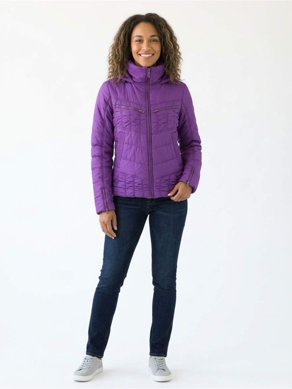 prAna Amethyst Power Parka Jacket | Lightweight Insulated Hooded - Size M